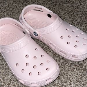 Pink Crocs